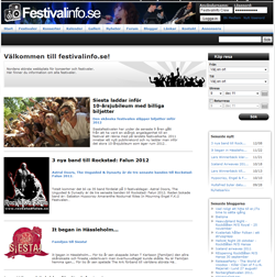 Festivalinfo.se